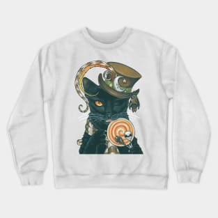 Black Cat Trick or Treat Crewneck Sweatshirt